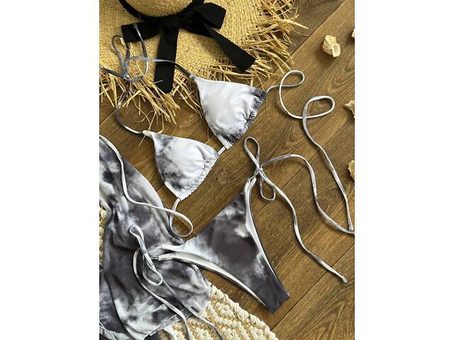 Купальник мрамор сірий SW3724/1 - Фото 9