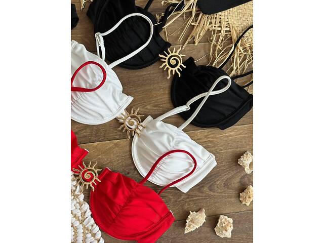 Купальник червоний SW3673/2 L - Фото 4