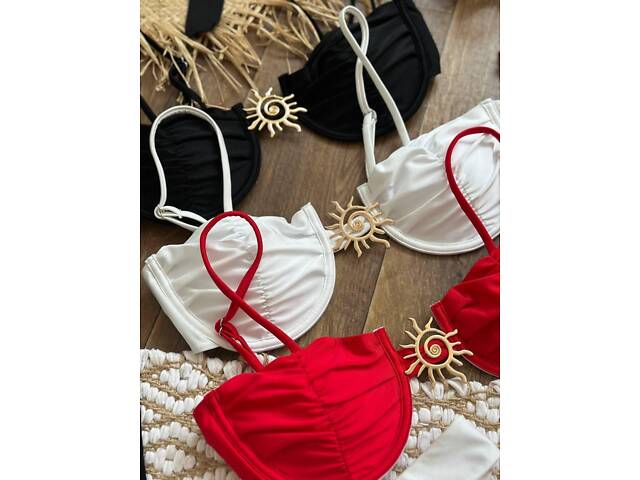 Купальник червоний SW3673/2 L - Фото 5