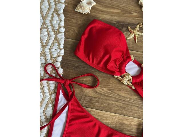 Купальник червоний SW3706 - Фото 9