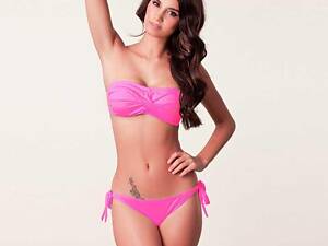 Купальник на зав'язках Chile S-M фуксія