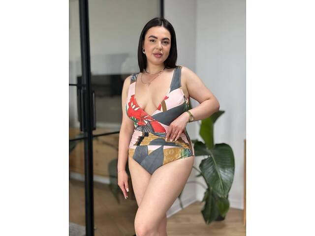 Купальник з візерунком SW3672 4XL - Фото 1