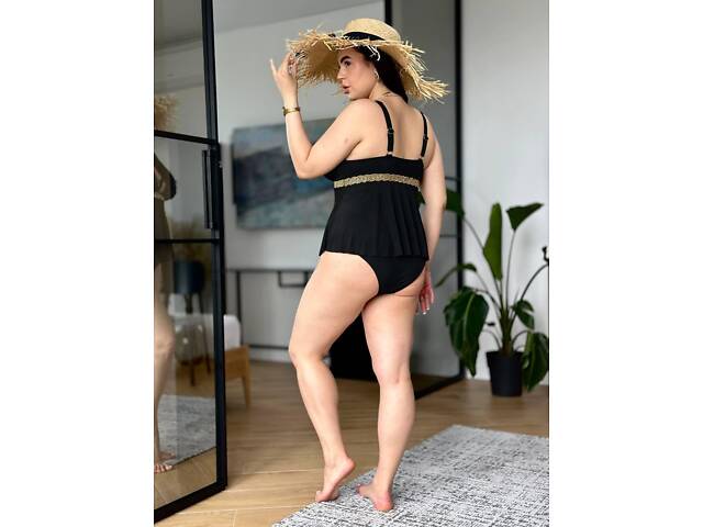 Купальник з золотим декором - Фото 4