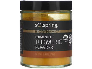 Куркума ферментированная Dr. Mercola Fermented Turmeric Powder Solspring 70 г
