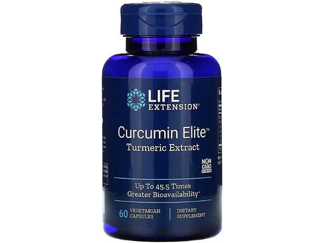 Куркума Life Extension Curcumin Elite Turmeric Extract 60 капс - Фото 1