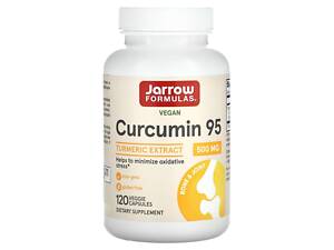 Куркумин, Curcumin 95, Jarrow Formulas, 500 мг, 120 капсул