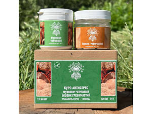 Курс Антистресс Мухомор и Ежовик (1 месяц)