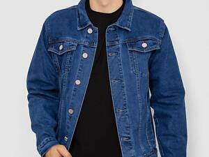 Куртка мужская джинсовая, цвет синий, 244RMA005