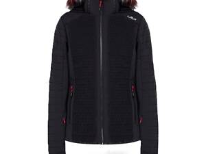 Куртка CMP Woman Jacket Zip Hood Black S (1097-30W0666-U901 38)