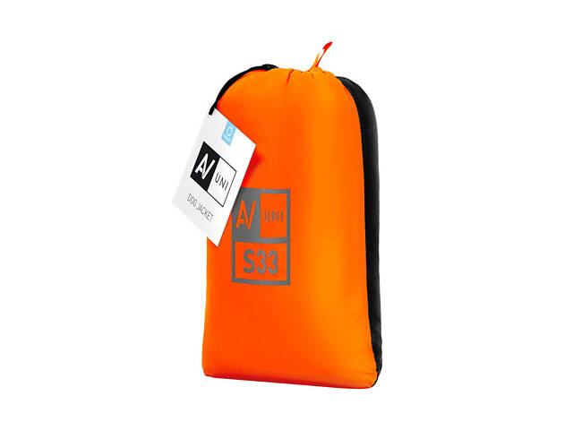 Куртка двостороння AiryVest UNI, розмір S 33, помаранчево-чорна - Фото 3