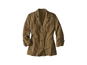 Куртка Eddie Bauer Womens Jacket Linen BROWN XL Светло-коричневый (7114375BR)