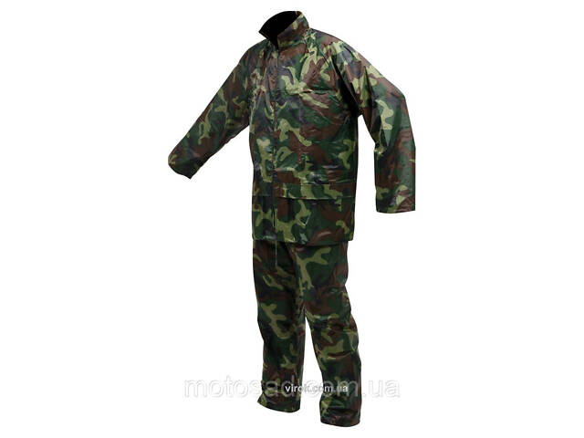 Куртка і штани водонепроникні VOREL колір 'ХАКІ', розм. L, 70%- поліестер, 30%- ПВХ [20] - Фото 1