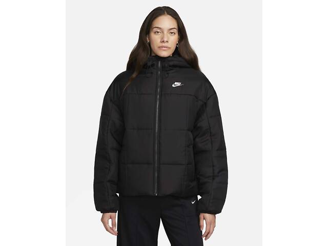 Куртка женская Nike Nsw Esstl Thrmr Clsc Puffer (FB7672-010) M Черный