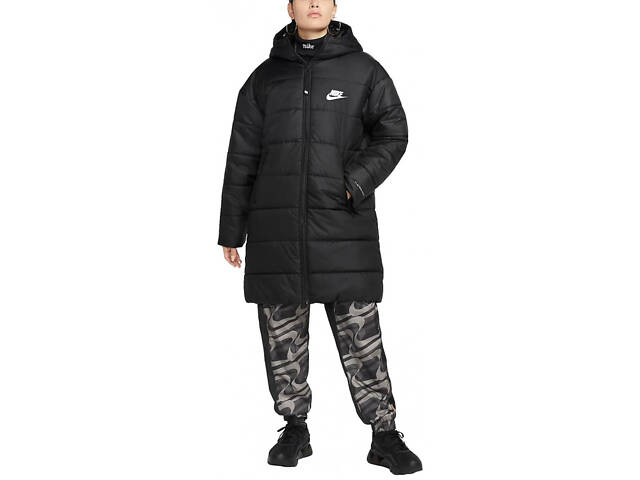 Куртка женская Nike W Nsw Syn Tf Rpl Hd Parka (DX1798-010) S Черный