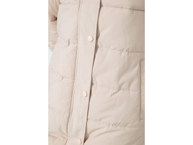 Куртка женская удлиненная, цвет светло-бежевый, 207R006 - Фото 6