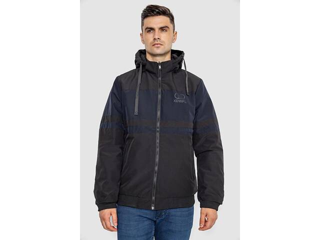 Куртка мужская демисезонная двухсторонняя AGER Черно-синий M (214R23076)