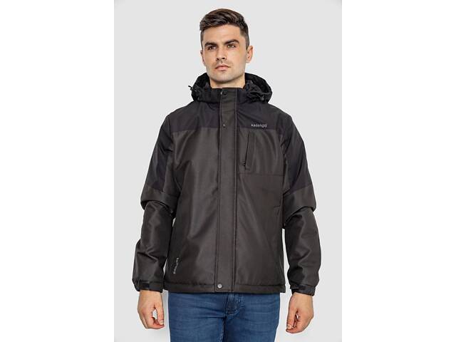 Куртка мужская демисезонная с капюшоном AGER Черный M (214R61035)