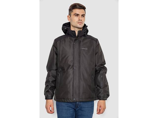 Куртка мужская демисезонная с капюшоном AGER Черный M (214R22015)