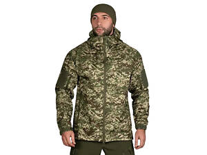 Куртка мужская теплая Stalker SoftShell (7495) Хищник пиксель S