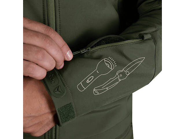 Куртка Phantom System Олива - Фото 6