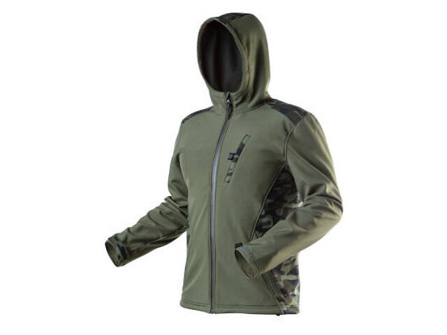Куртка робоча Neo Tools CAMO, розмір L/52, водонепроникна, дихаюча Softshell (81-553-L) - Фото 1