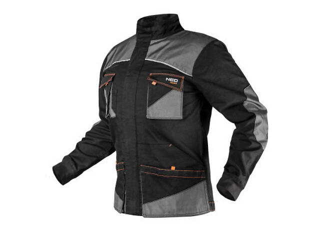 Куртка робоча Neo Tools HD Slim, розмір M(50), 285 г/м², еластан з посиленою тканиною (81-218-M) - Фото 1