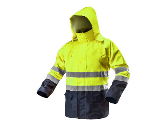 Куртка робоча Neo Tools підвищеної видимості, Oxford 300 D, жовта, р. (81-720-XXL) - Фото 1