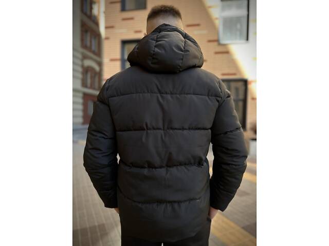 Куртка зимова чорна Palm Angels - Фото 8