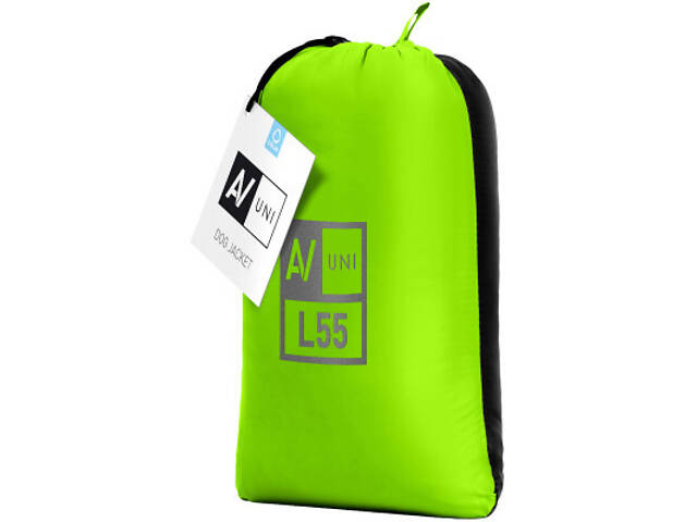 Курточка для тварин Collar AiryVest UNI двостороння M 48 салатово-чорна (2560) - Фото 2