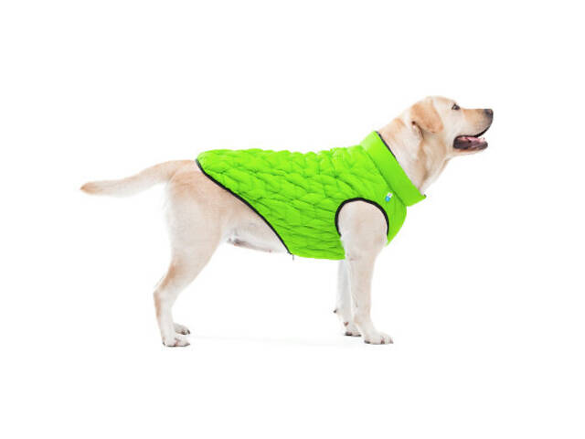 Курточка для тварин Collar AiryVest UNI двостороння M 48 салатово-чорна (2560) - Фото 4
