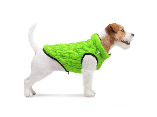Курточка для тварин Collar AiryVest UNI двостороння M 48 салатово-чорна (2560) - Фото 6