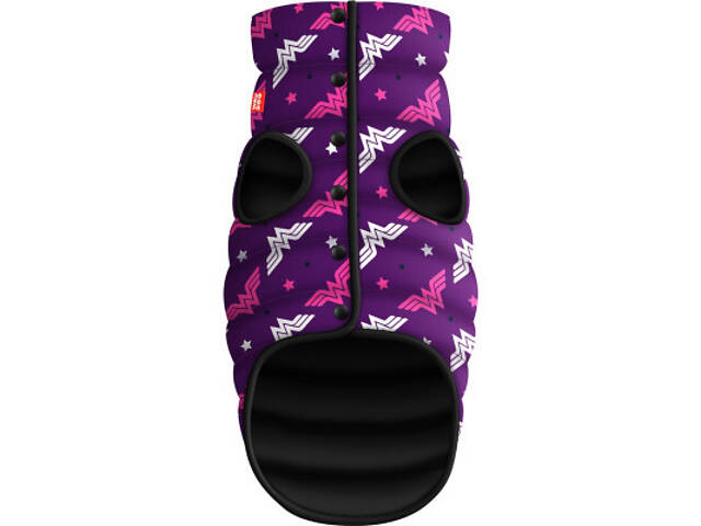 Курточка для тварин WAUDOG Clothes 'Чудо-жінка фіолет' M 45 (0945-4008) - Фото 1