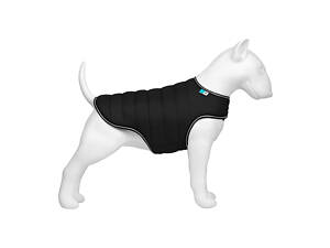 Курточка-накидка для собак AiryVest, M, B 52-62 см, С 36-47 см чорний