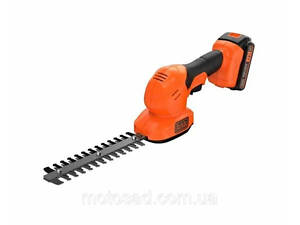 Кущоріз акумуляторний B+D : Li-Ion 18 В, 2 Агод і зарядним пристроєм 1 А