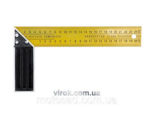Кутник столярний VOREL : L= 250 мм [12/120]
