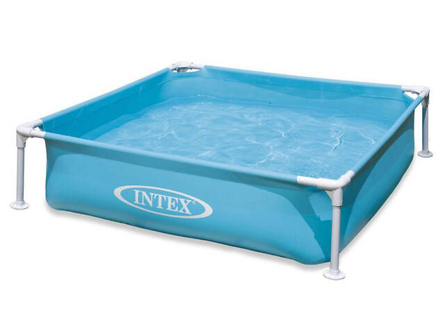 Квадратний дитячий каркасний басейн Intex Small Frame 57173 - Фото 3