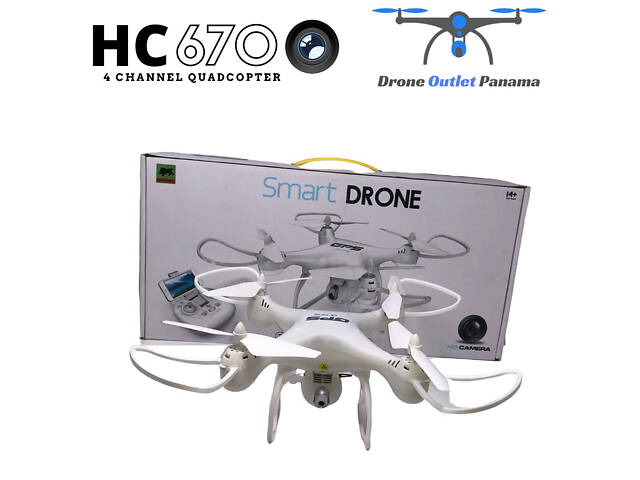 Квадрокоптер з камерою FPV Smart Drone HC670, GPS, Follow Me - Фото 2