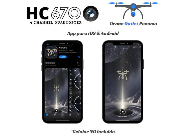 Квадрокоптер з камерою FPV Smart Drone HC670, GPS, Follow Me - Фото 5