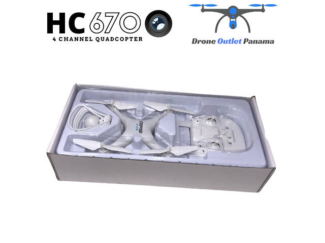 Квадрокоптер з камерою FPV Smart Drone HC670, GPS, Follow Me - Фото 6