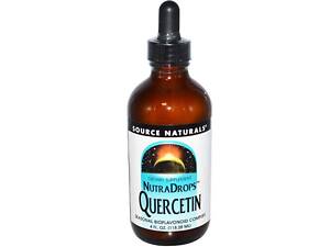 Кверцетин, NutraDrops Quercetin, Source Naturals, жидкость, 118,28 мл