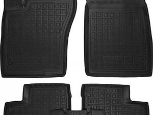 Коврики в салон для Fiat Tipo '16 - резиновые, черные (AVTO-Gumm)