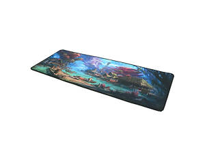 Коврик 300*800 тканевый Селу с боковой прошивкой, толщина 3 мм, цвет Black - Red, Пакет