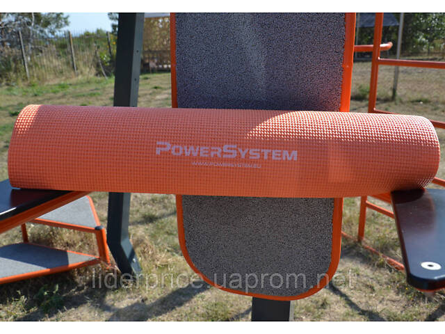 Коврик для йоги и фитнеса Power System PS-4014 PVC Fitness-Yoga Mat Orange (173x61x0.6), Оригинал! - Фото 9
