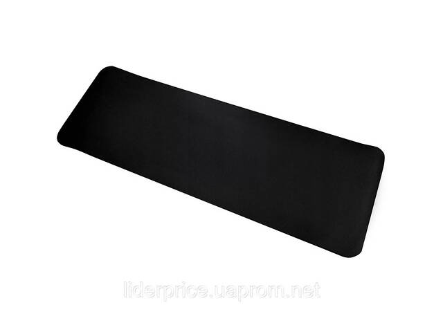 Коврик для йоги и фитнеса Power System PS-4017 NBR Fitness Yoga Mat Plus Black (180х61х1), Оригинал! - Фото 9