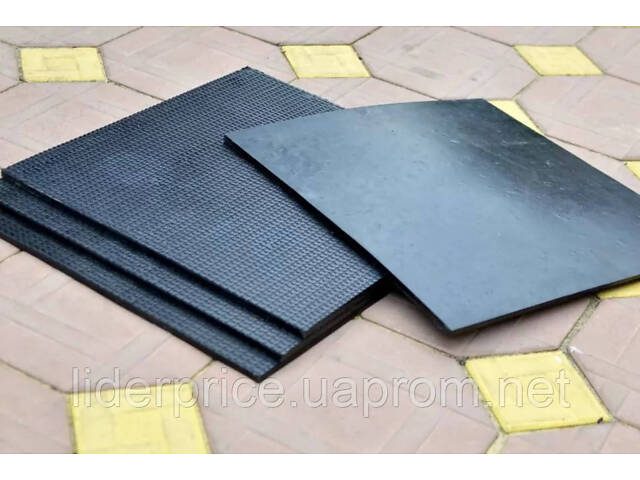 Килимок гумовий 500 х 500 х 10 під штангу або гантелі - Фото 2