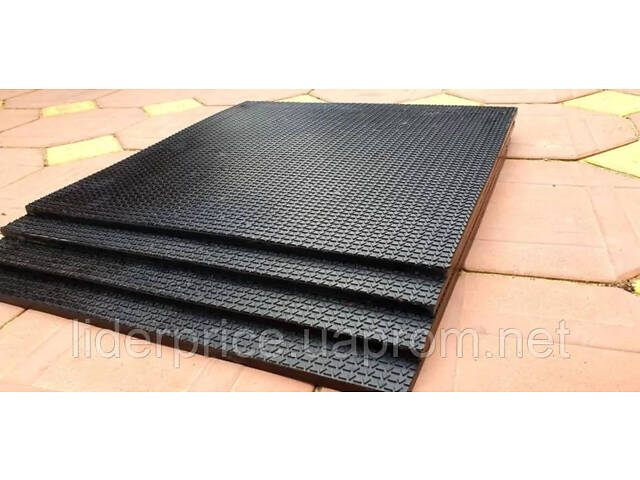 Килимок гумовий 500 х 500 х 10 під штангу або гантелі - Фото 1