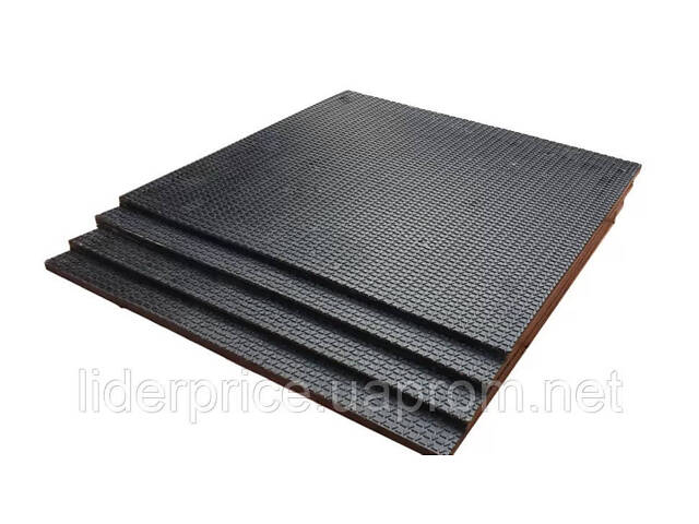 Килимок гумовий 500 х 500 х 10 під штангу або гантелі - Фото 3