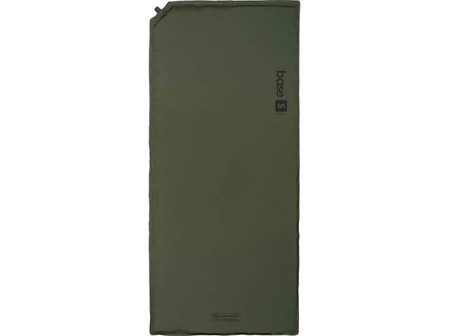 Килимок самонадувний Highlander Base S Self-inflatable Sleeping Mat 3 cm Olive (SM100-OG) - Фото 1