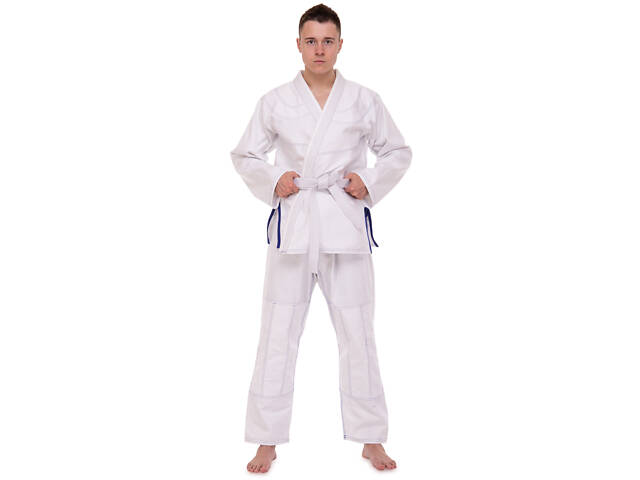 Кимоно для джиу-джитсу Velo VL-6650 4 170 см Белый - Фото 1