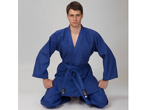 Кимоно для дзюдо MATSA MA-0015 3 рост 160 Синий